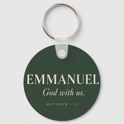 EMMANUEL | Mattheüs 1:23 | Kerstmis Sleutelhanger (Voorkant)