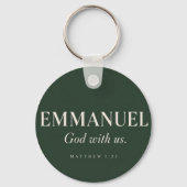 EMMANUEL | Mattheüs 1:23 | Kerstmis Sleutelhanger (Achterkant)