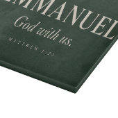 EMMANUEL | Mattheüs 1:23 | Kerstmis Snijplank (Hoek)