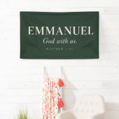 EMMANUEL | Mattheüs 1:23 | Kerstmis Spandoek (Insitu)