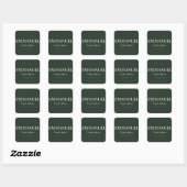 EMMANUEL | Mattheüs 1:23 | Kerstmis Vierkante Sticker (Vel)