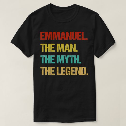 Emmanuel The Man The Myth The Legend Pullover (Design voorkant)