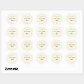 Emma's Bakery Aangepast Ronde Sticker (Vel)