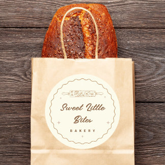 Emma's Bakery Aangepast Ronde Sticker
