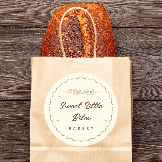 Emma's Bakery Aangepast Ronde Sticker