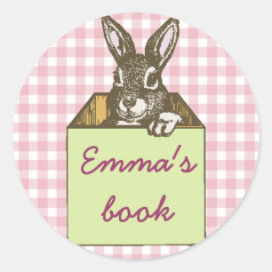 Emma's boek ronde sticker
