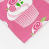 Emma's persoonlijke cupcake Blanket Fleece Deken (Hoek)
