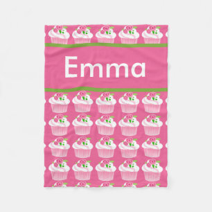 Emma's persoonlijke cupcake Blanket Fleece Deken