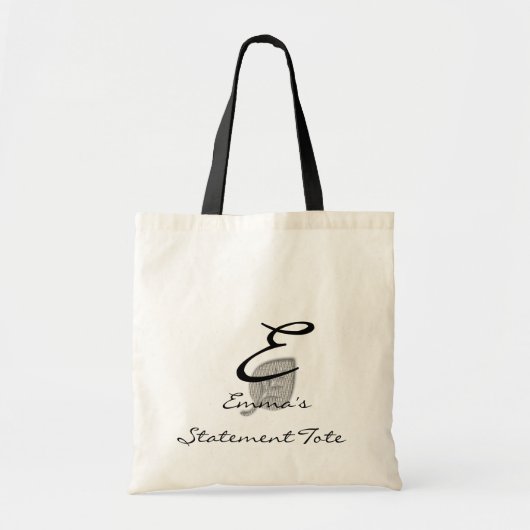 Emma's Schattigee Chic Silver Leaf Statement Tas (Voorkant)