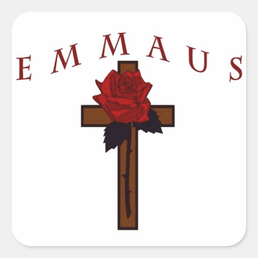 Emmaus Gifts Vierkante Sticker (Voorkant)