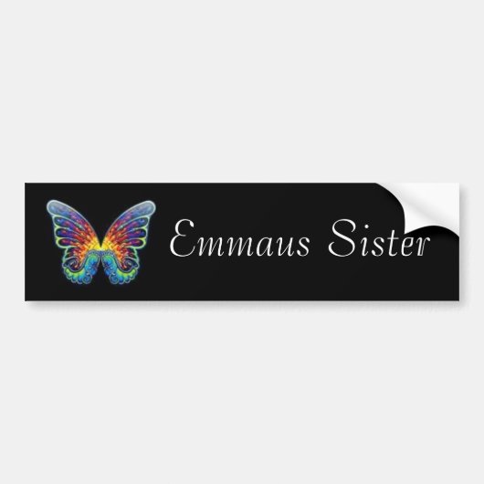 Emmaus Sister Bumpersticker (Voorkant)