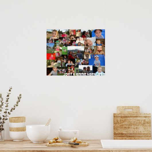 Emme en Joey Harkless Poster (Keuken)