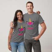 EMMELINE Gepersonaliseerde Unicorn Face T-shirt (Unisex)