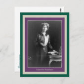 Emmeline Pankhurst Briefkaart (Voorkant / Achterkant)