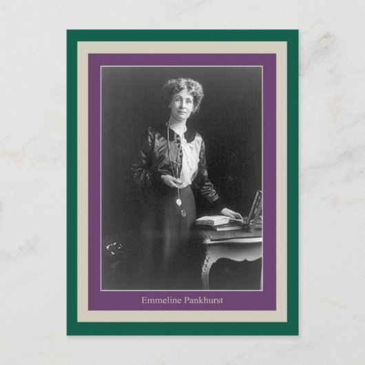 Emmeline Pankhurst Briefkaart (Voorkant)