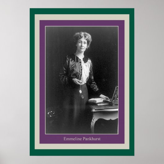 Emmeline Pankhurst Poster (Voorkant)