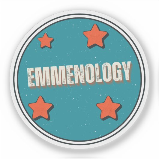 Emmenologie Sticker (Voorkant)