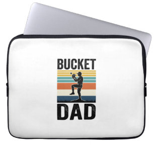 Emmer Dad Retro Honkbal Vader Vector Design_1 Laptop Sleeve