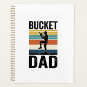 Emmer Dad Retro Honkbal Vader Vector Design_1 Planner (Voorkant)