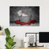 Emmer en Rozen Poster (Thuiskantoor)