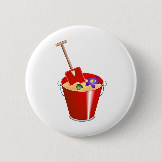 Emmer en spleet ronde button 5,7 cm (Voorkant)