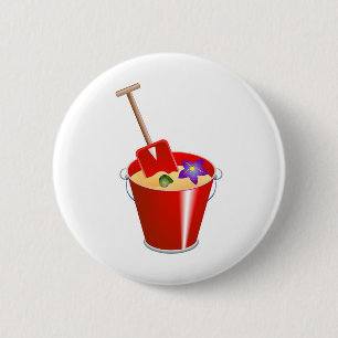 Emmer en spleet ronde button 5,7 cm