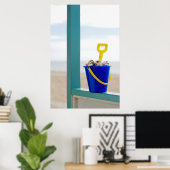 Emmer gevuld met zeemijlen poster (Thuiskantoor)
