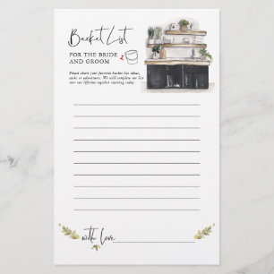 Emmer Lijst Bruidsuitzetting Spel Briefpapier