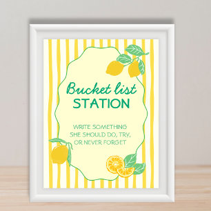 Emmer Lijst Station Advies Citroen Afstuderen Poster