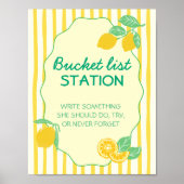 Emmer Lijst Station Advies Citroen Afstuderen Poster (Voorkant)