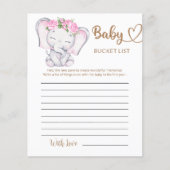 Emmer-lijst voor olifanten en ventilatorWaterverf  (Voorkant)