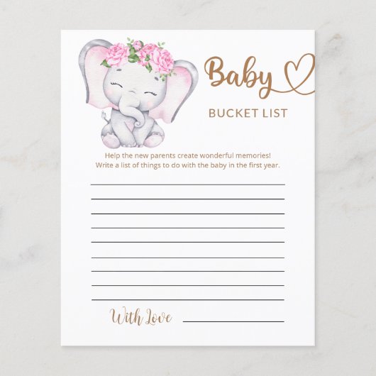 Emmer-lijst voor olifanten en ventilatorWaterverf  (Voorkant)