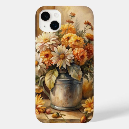 Emmer met herfstbloemen   Case-Mate iPhone case (Achterkant)