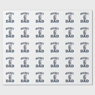 Emmer Papa Vissen Vintage Gravure Ontwerp_1 Cadeaupapier