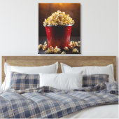 Emmer Popcorn Canvas Afdruk (Insitu (Slaapkamer))