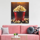 Emmer Popcorn Canvas Afdruk (Insitu (Woonkamer))