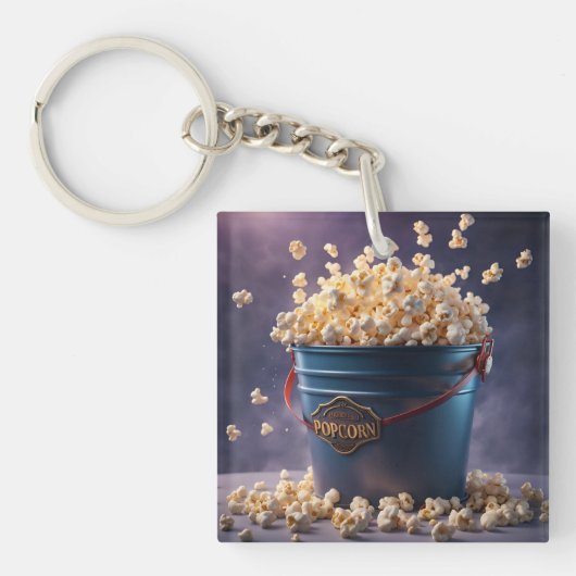 emmer popcorn sleutelhanger (voorkant)