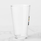 Emmer Vader Retro Honkbal Vader Vector Design_1 Glas (Rechts)