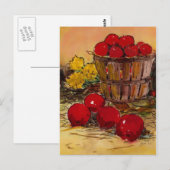 emmer van appelen briefkaart (Voorkant / Achterkant)