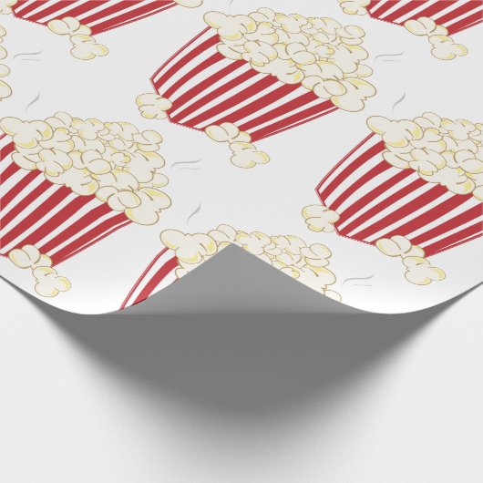 Emmer van popcorn cadeaupapier (Hoek)