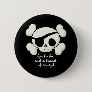 Emmer van Snoep Pirate Ronde Button 5,7 Cm