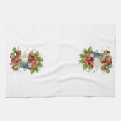 Emmer van verse aardbeien theedoek (Horizontaal)