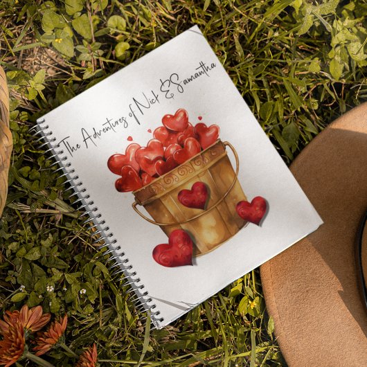 Emmer vol liefde spiraal Notitieboek