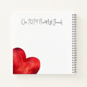 Emmer vol liefde spiraal Notitieboek (Achterkant)