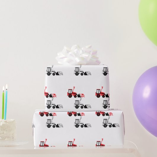 Emmer vol met harten Valentijnsdag Cadeaupapier (Feestgeschenken)