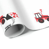 Emmer vol met harten Valentijnsdag Cadeaupapier (Rol Hoek)