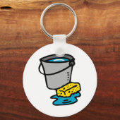 Emmer water en spons sleutelhanger (Voorkant)