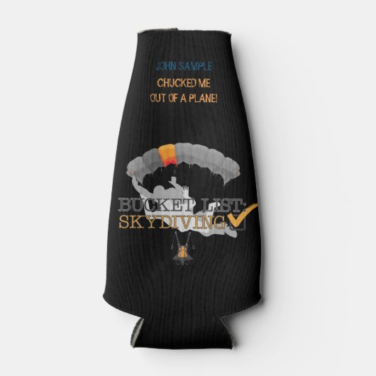 Emmerlijst: Skydiving () Flesjeskoeler (Voorkant)