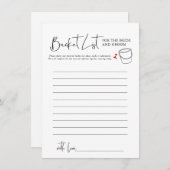 Emmerlijst | VRIJGEZELLENFEEST (Voorkant / Achterkant)