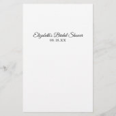 Emmerlijst | VRIJGEZELLENFEEST Briefpapier (Achterkant)